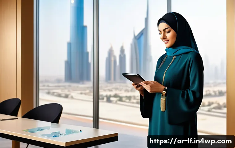효과적인 색상 선택으로 브랜드 이미지 강화 - **Prompt 1: "Vibrant and harmonious scene of a modern Arab business environment where color psycholo...